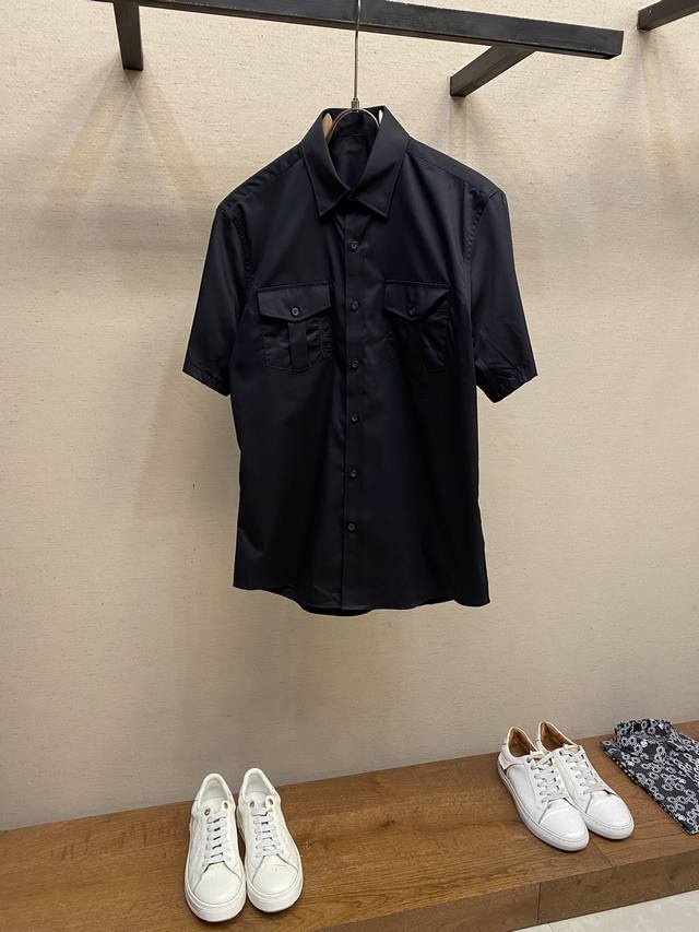 Ferragam New Ferragamo Business Casual Shirt Made From Imported Satin Fabric By