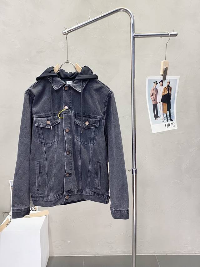 Celine Exclusive Latest Fashion Spring And Autumn Denim Jacket. Classic Design A