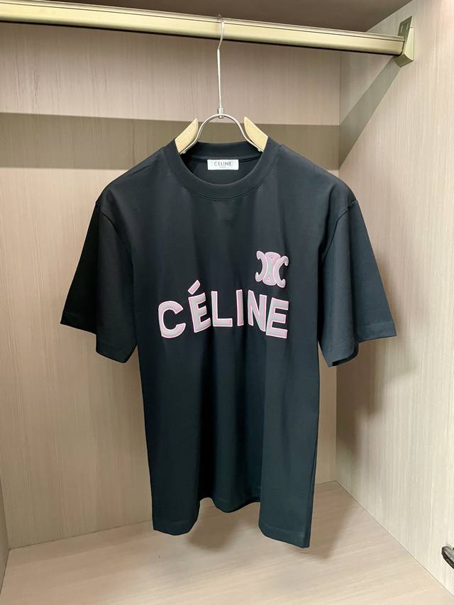 Celine 2025 Spring/Summer New Arrival Exclusive Store Latest Short-Sleeve Round-