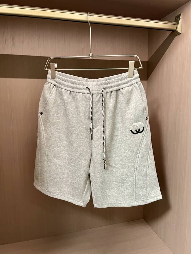 Gucci 2025 Summer Shorts! Versatile Elastic Waist Casual Shorts! Elastic Waist W