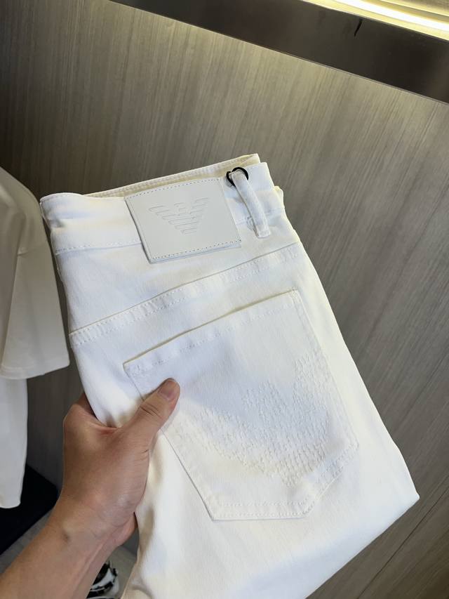 Armani Armani 2025 Ss Spring/Summer New Men's Denim Pants, Made From Premium Imp