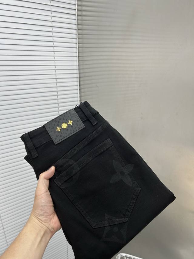 Lv Louis Vuitton 2025Ss New Original Denim Jeans Super Customized Original Hardw
