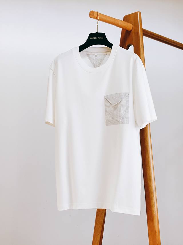 Bottega Veneta 2025Ss Spring/Summer New Arrival Casual Round-Neck T-Shirt, Featu