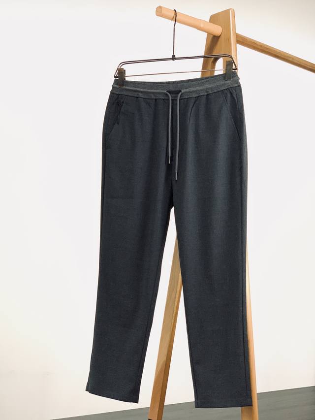Ermenegildo Zegna 2025 Ss Early Spring New Arrival Business Casual Pants, Crafte