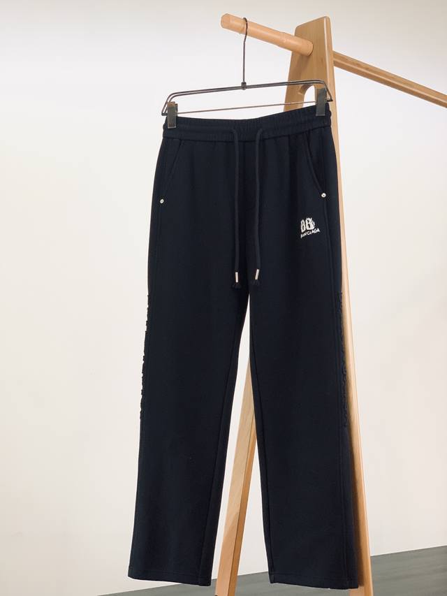 Balenciaga 2025 Ss Early Spring New Arrival Fashionable Retro Casual Pants. Cust