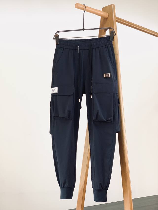 Dolce & Gabbana 2025 Ss Early Spring New Arrival Fashion Workwear Casual Pants,