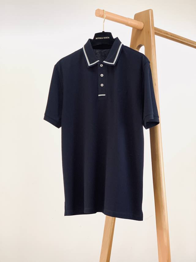 Ferragamo 2025 Ss Spring/Summer New Arrival Sf-Style Collar Short T-Shirt. Uncon