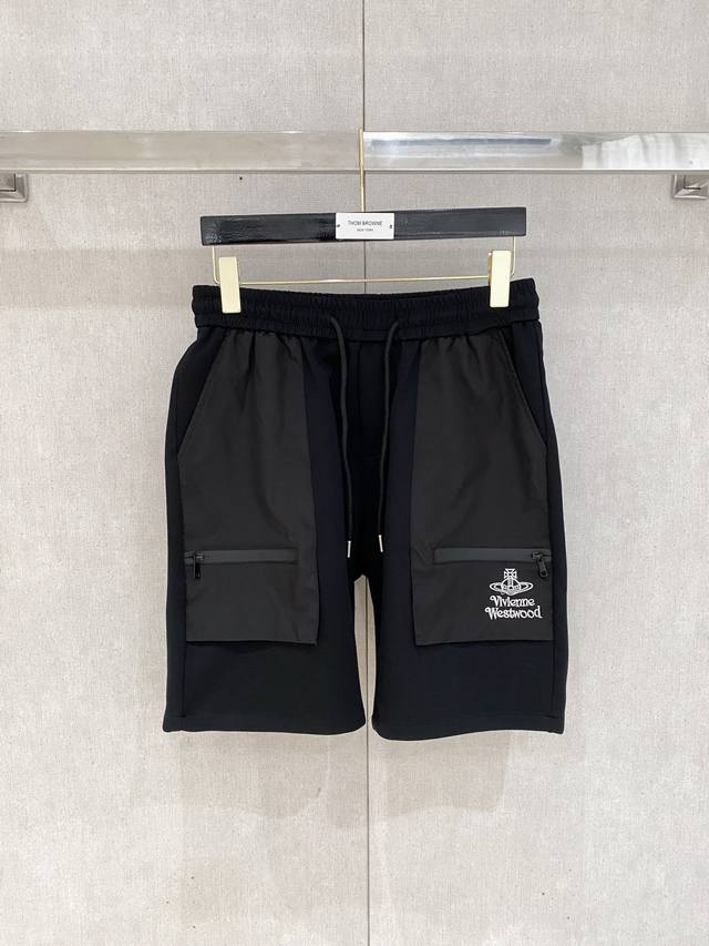Empress Of The West 2025 New Cotton Shorts Embroidery Process Zipper Pockets Siz