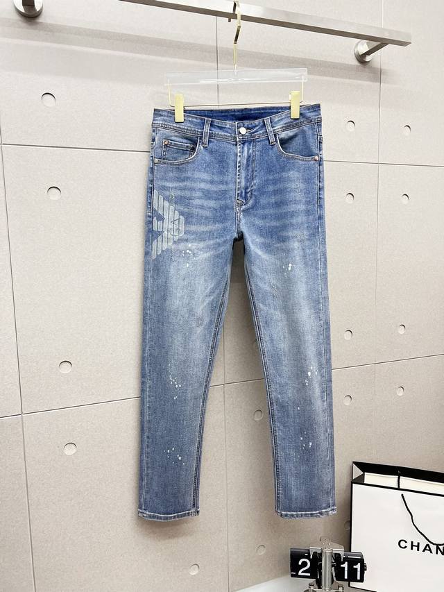 Armani Armani Men's Denim Jeans, Official Catalog Poster Styling Edition! Custom