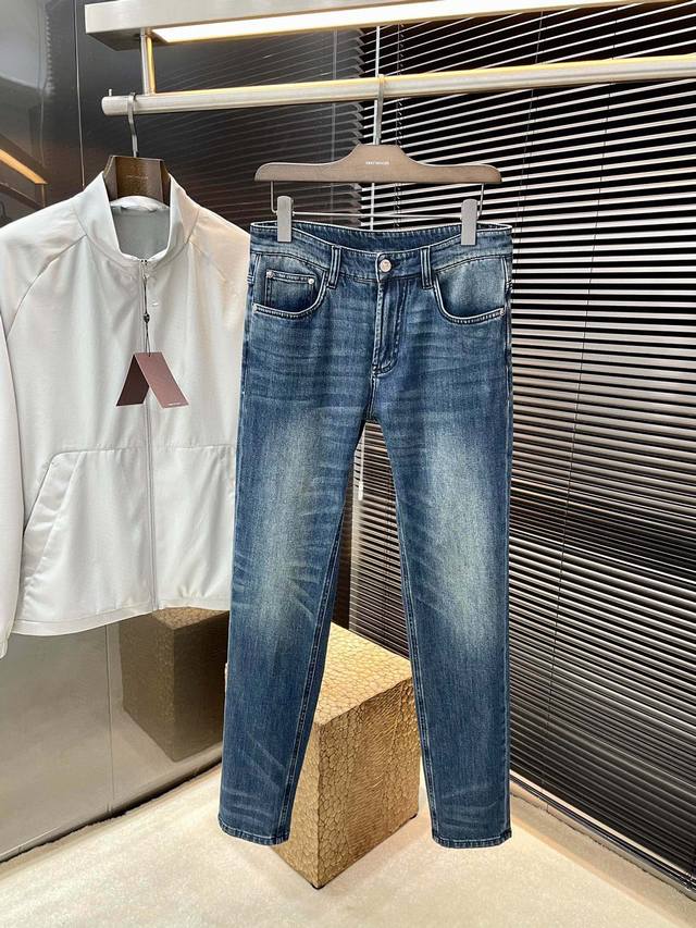 Vltn - Valentino 2025 Spring/Summer New Arrival Denim Pants Imported Italian Hig