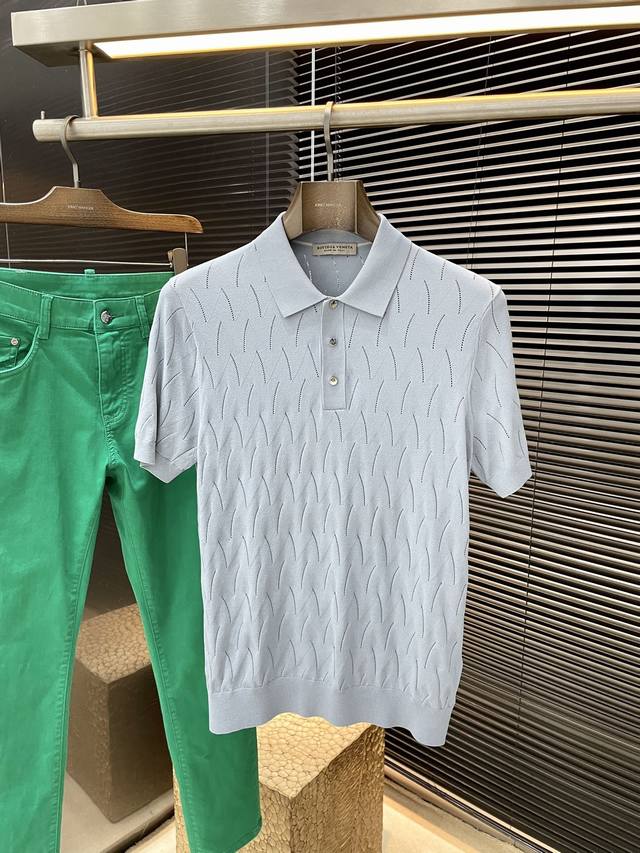 Bv - Bao Die Jia 2025 Spring/Summer Latest Polo Short-Sleeve Shirt, Made From Th