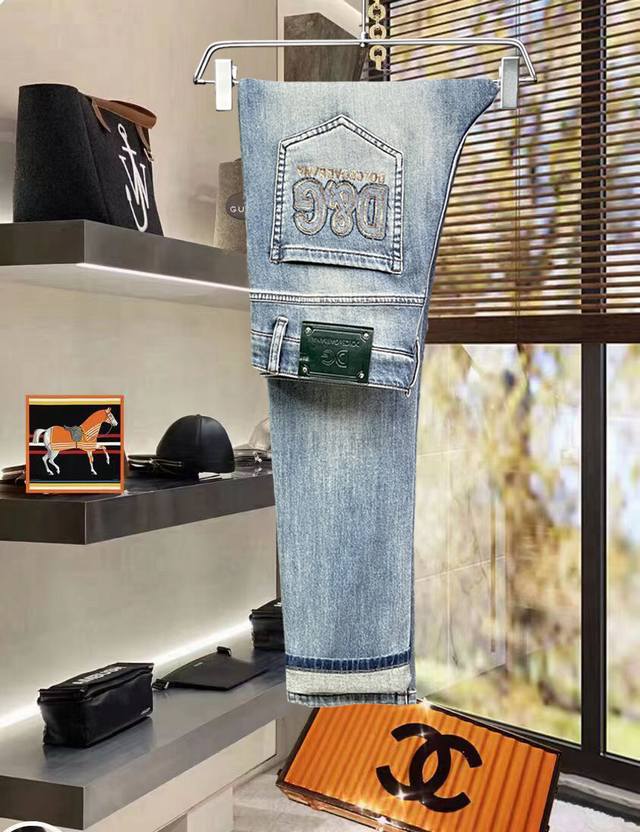 Spring/Summer D&G New Fashion Original Denim Pants Made From Imported High-Quali