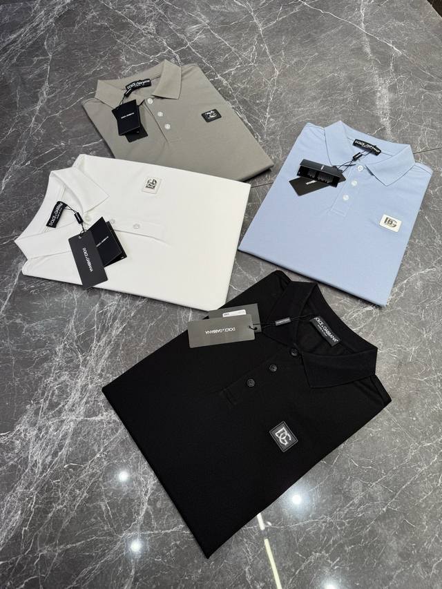 Dg Dolce & Gabbana 25Ss Spring/Summer Men's Polo! Business Casual Style, Recomme