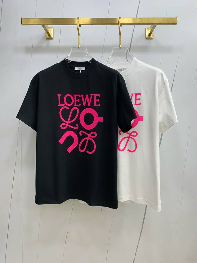Loewe 2025 New Arrival Authentic Men's Casual Short-Sleeve T-Shirt! High-End Cus
