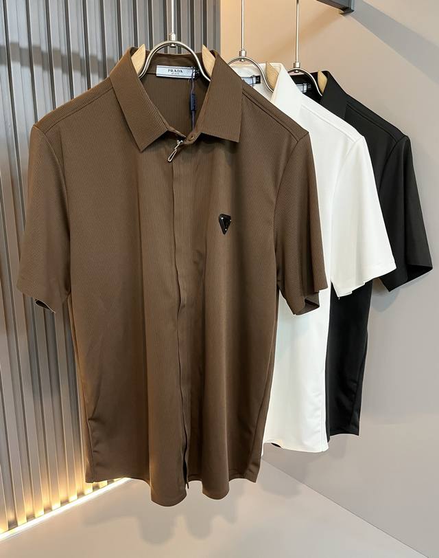 Prad*A Prada 2025 Spring/Summer New Casual Shirt, Featuring The Latest Fashionab