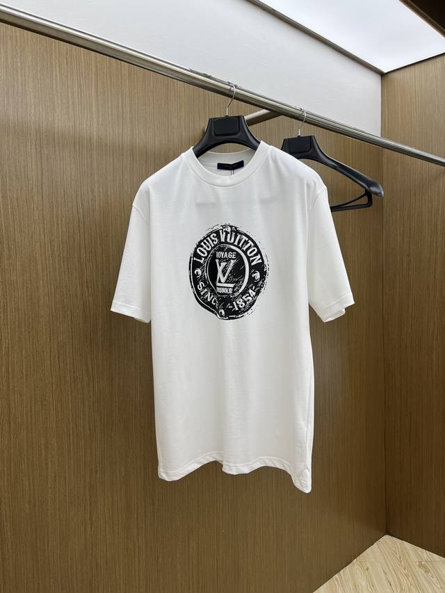 Louis Vuitton 2025 Summer New Arrival Short-Sleeve Letter T-Shirt For Men And Wo