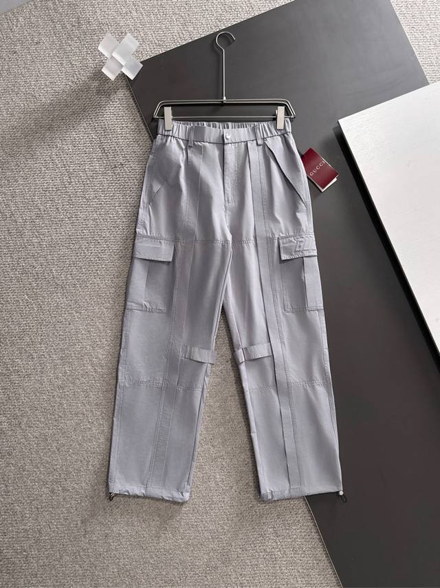 Gucci Men's Premium Casual Pants, Top-Grade Fabric Casual Pants, Latest Style Wi