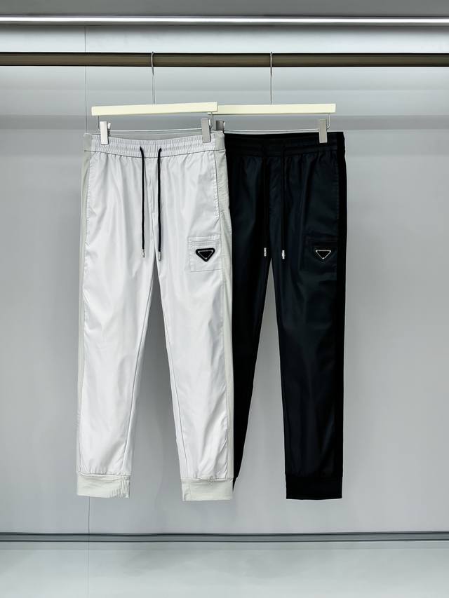 Photo Details Prada Spring/Summer Bestseller! Solid-Color Casual Pants, Special-