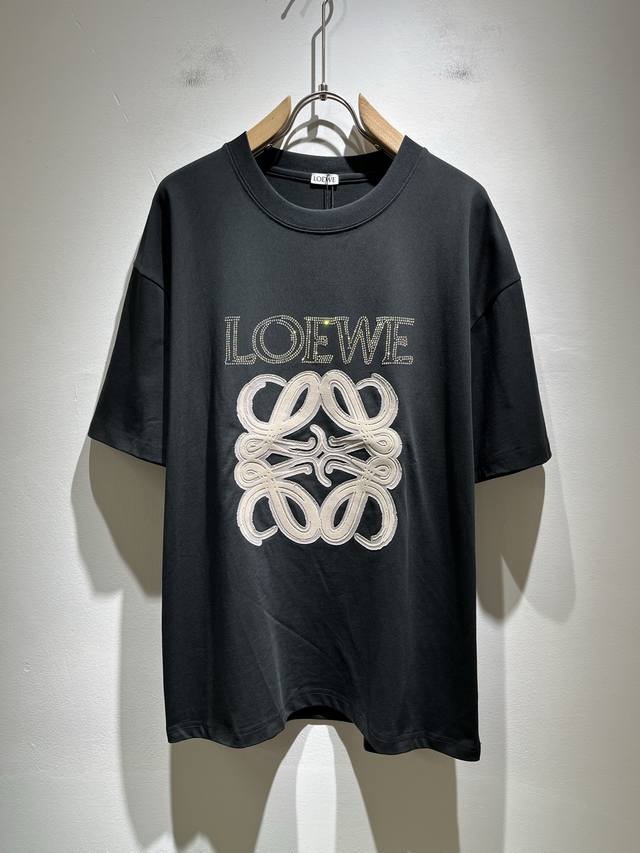 Loe*We Luo*Wei 2025 Spring/Summer New Arrival Unisex Short-Sleeve T-Shirt, Itali