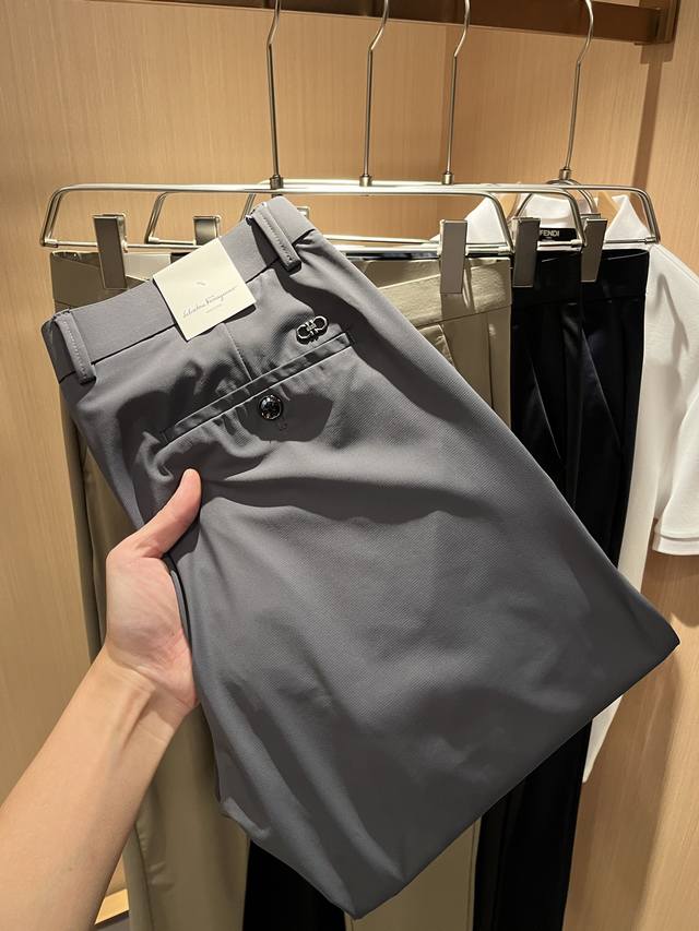 Ferraga*Mofila*Mu 2025 Spring/Summer New Men's Casual Straight-Leg Trousers, Ori