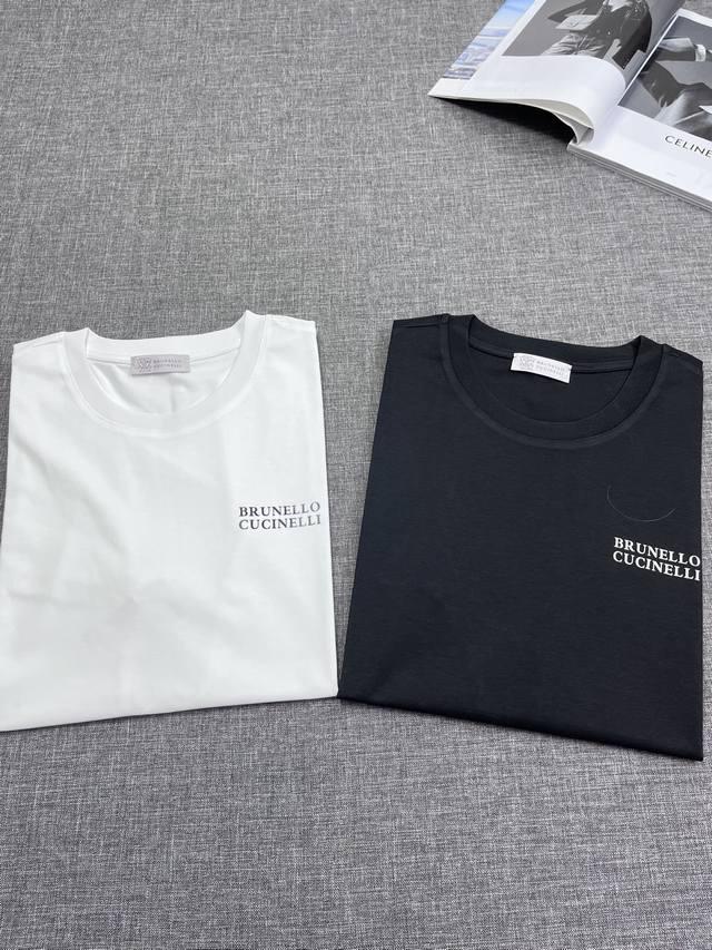 Bc High-End 25Ss Latest Basic Versatile 100% Cotton Round Neck Short-Sleeve T-Sh