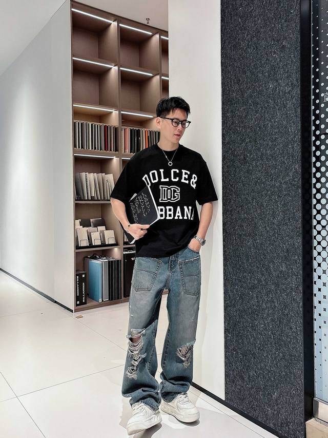 Dolce & Gabbana 2025 Spring/Summer New Arrival Exclusive Store Latest Short-Slee