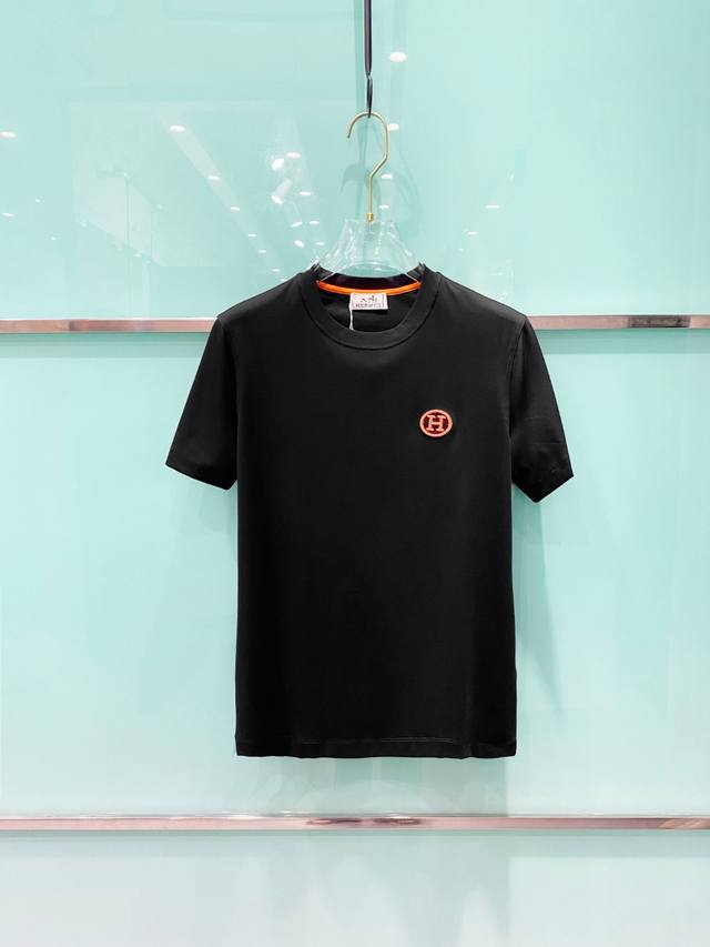 New Arrival Herm S Men's Fashion Round Neck Short Sleeve T-Shirt, Imported By Tr