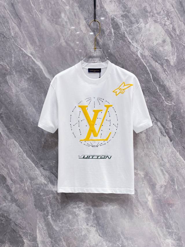 Lv 2025 Spring/Summer New Arrival Exclusive Store Latest Short-Sleeve Round-Neck