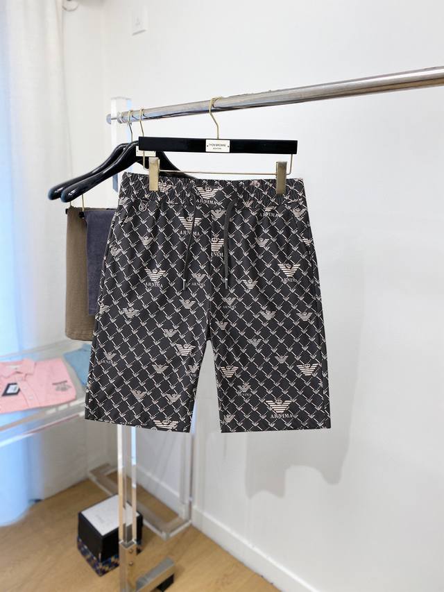 Armani 2025Ss Summer New Arrival Authentic Store Casual Shorts, Featuring The Cl