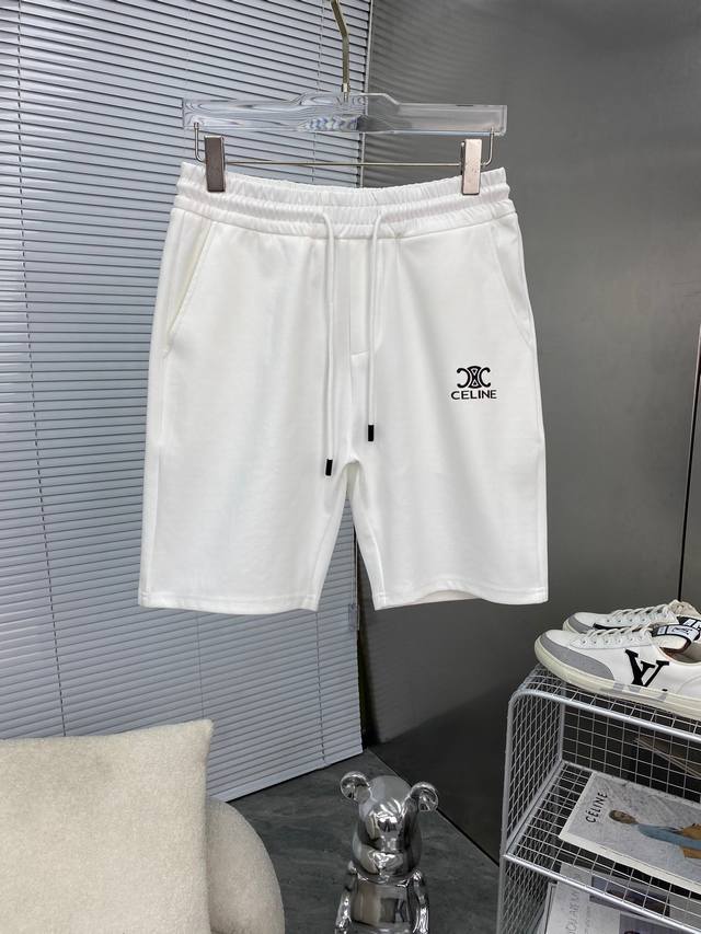 Celine New Arrival 2025 Spring/Summer Casual Shorts, Imported High-Density Custo