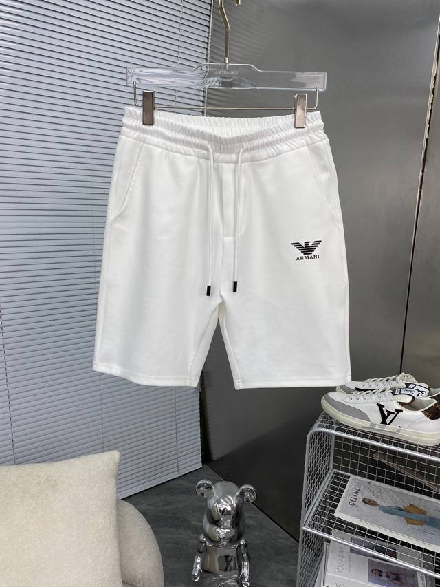 Armani Armani New Arrival 2025 Spring/Summer Casual Shorts, Imported High-Densit