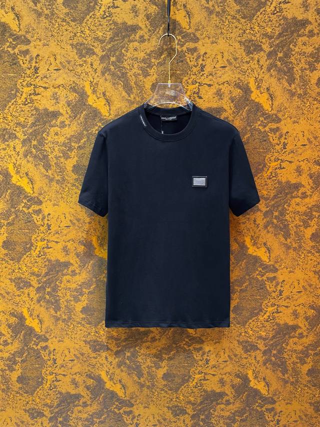 D&G 25Ss Spring/Summer New Arrival Exclusive Store Latest Short-Sleeve Round-Nec