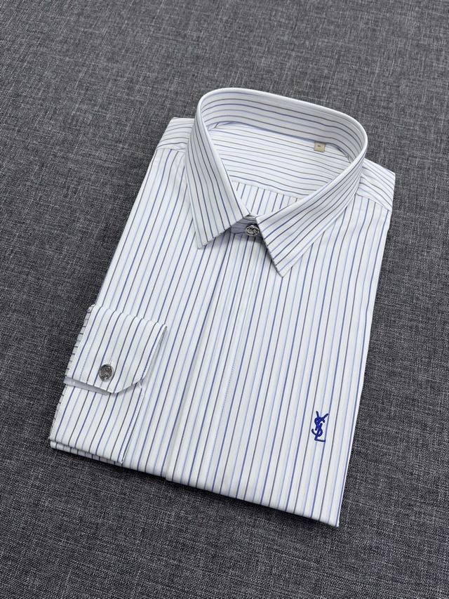 Saint Laurent Men's Long-Sleeve Shirt, Authentic Hong Kong Trading Company Chann