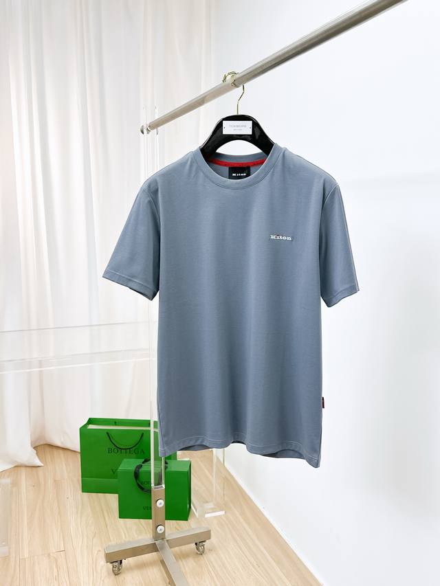 Kiton 2025 New Arrival Authentic Men's Casual Short-Sleeve T-Shirt! High-End Cus