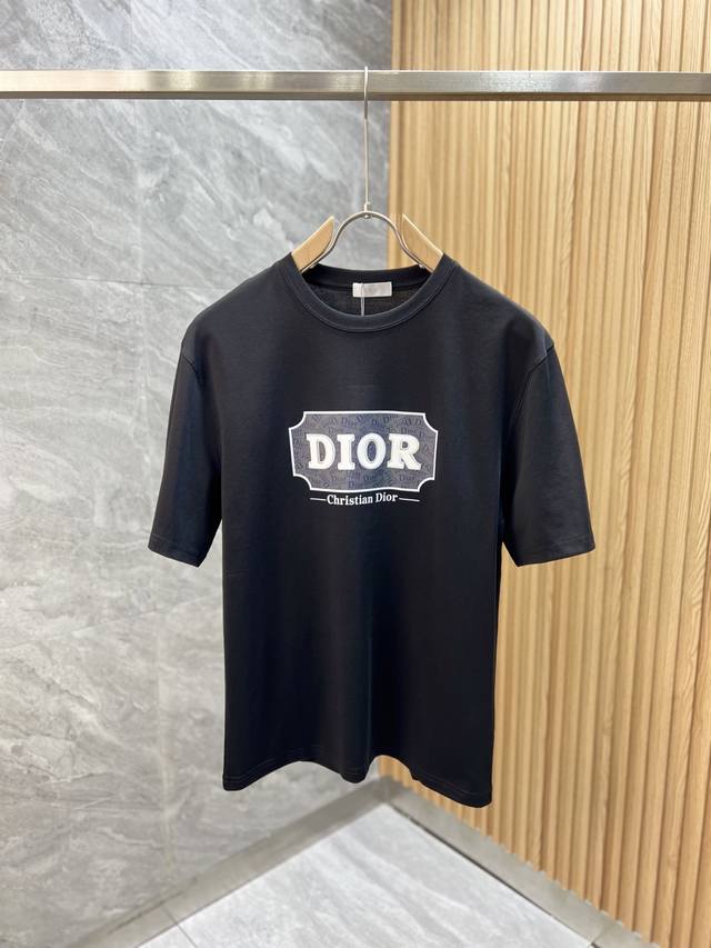 Dior Dior 2025 Spring/Summer New Arrival, Three Labels Complete, Round Neck Silk