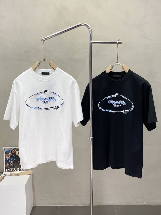 Prada Exclusive New Arrival Men's Casual Short-Sleeve Shirt - High-End Customiza
