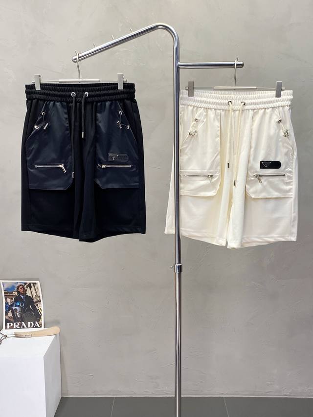 Prada Exclusive New Casual Shorts High-End Version! Custom-Made Fabric From The