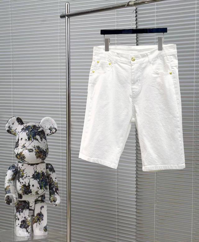 Versace 2025Ss Spring/Summer New Arrival Authentic Store Casual Shorts, Featurin