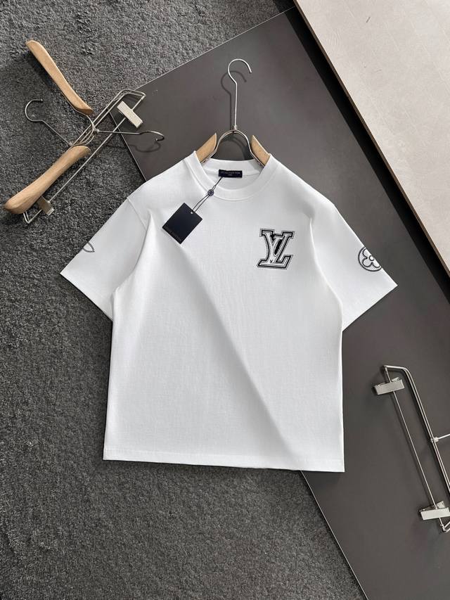 Lv 2025Ss Spring/Summer New Arrival Round Neck Fashion Short-Sleeve T-Shirt, Ava