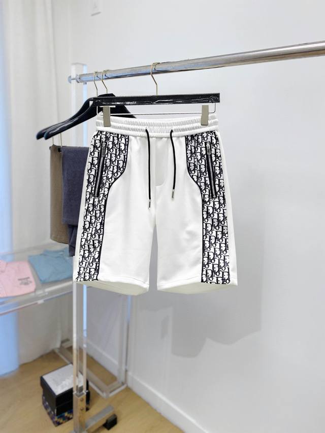 Dior 2025 Summer New Men's Casual Shorts, Premium Custom-Made Breathable Fabric