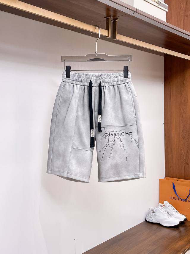 Givenchy, Complete With Three Labels, 2025 Summer New Men's Casual Shorts, High-
