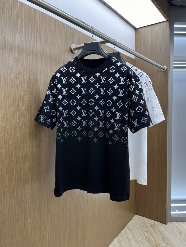 Lv Exclusive Debut 25 Early Spring New Short-Sleeve Men's Casual T-Shirt Made Fr