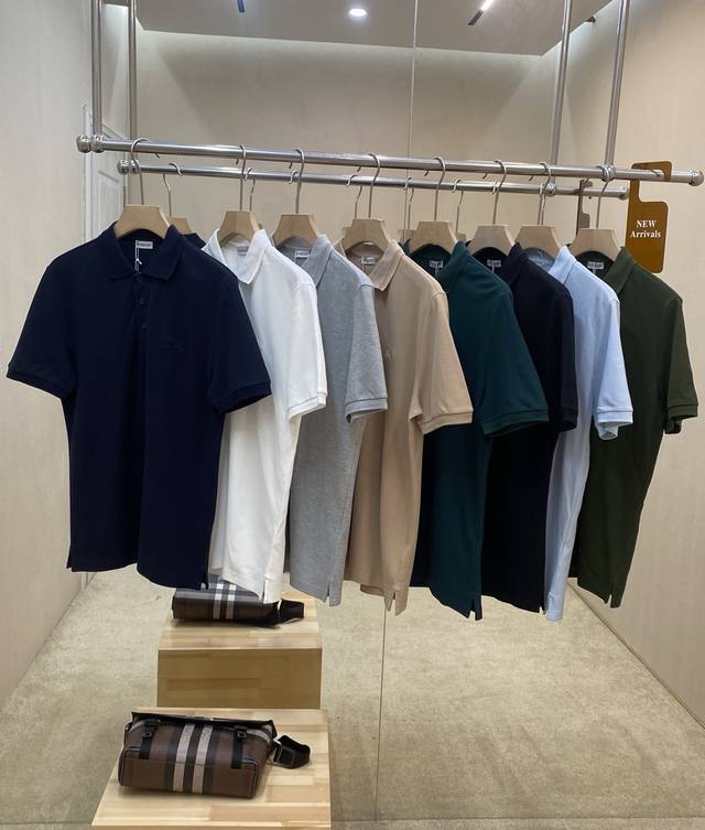 Featured Bbr25Ss New 8-Pocket Polo Shirt, This Polo Shirt Is Crafted From Cotton