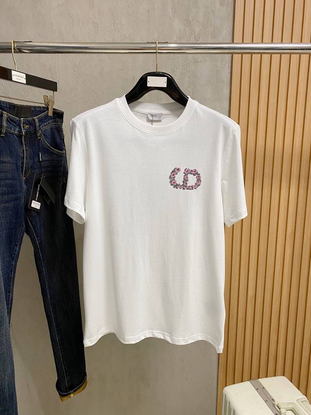Dior 25Ss Spring/Summer New Arrival Exclusive Store Latest Short-Sleeve Round-Ne