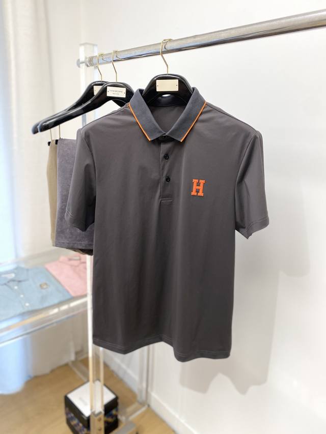 Herm S, 2025 New Short-Sleeve T-Shirt, Stylish And Fashionable, With A Premium P