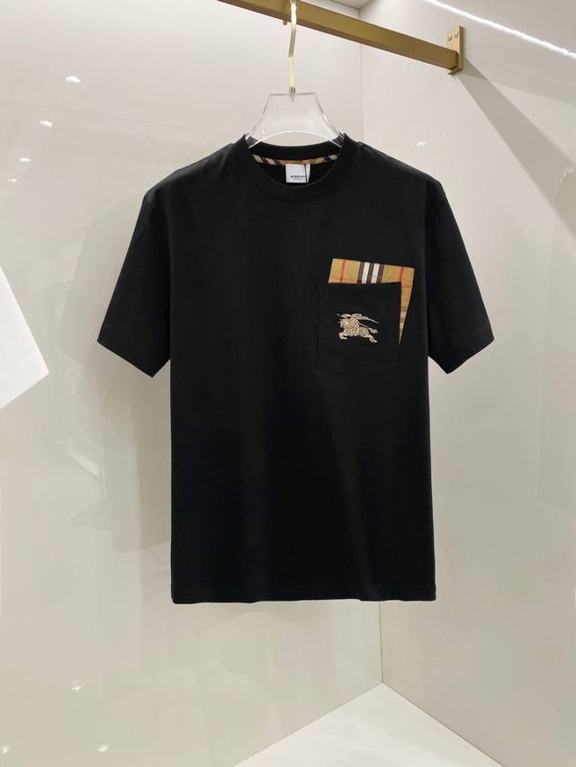 Burberry 2025 Early Spring New Arrival Unisex Short-Sleeve T-Shirt! Custom-Made