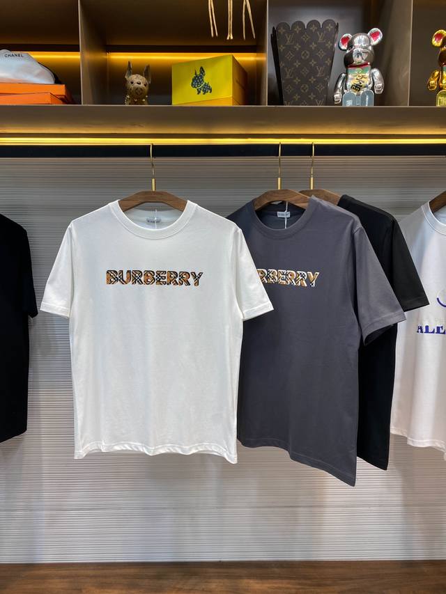 Bu25Ss Spring/Summer New Plain Knit Cotton Fabric Basic Round Neck Short T-Shirt