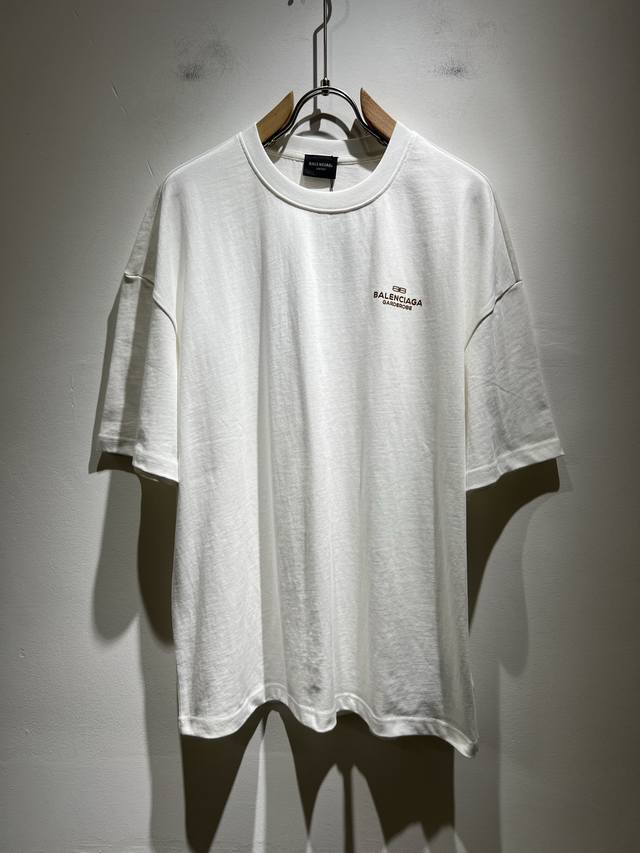 Balenciaga 2025 Spring/Summer New Unisex Couple's Casual Loose-Fit Cotton Crew-N