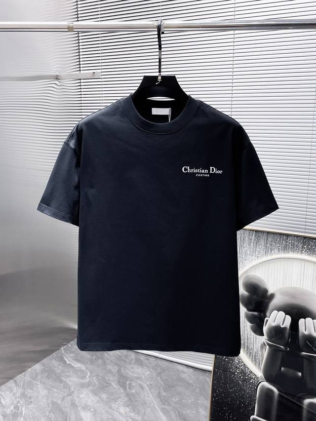 Dior 2025Ss New Arrival Short-Sleeve T-Shirt, Premium Edition! Custom-Made Fabri