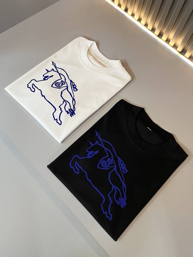 Burber*Y Ba*Li 2025 Spring/Summer New Arrival Men's And Women's Short-Sleeve T-S